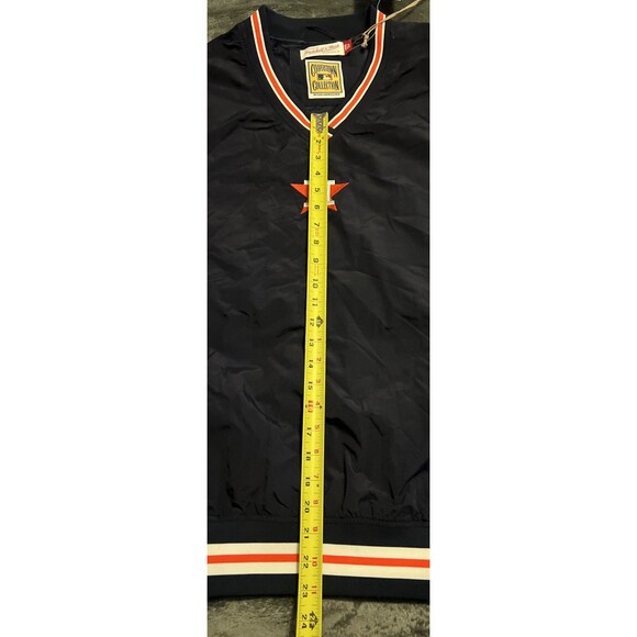 LARGE Men Mitchell & Ness Houston Astros MLB Classic Nylon Vintage Logo - Picture 8 of 9